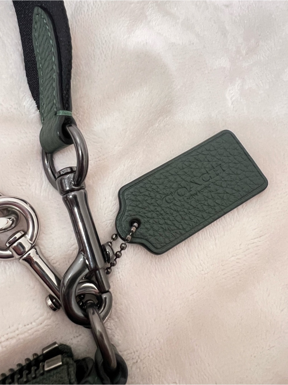 Coach Holden Crossbody Bag in Everglade/ Silver - Picture 7 of 9